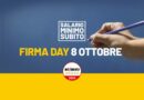 #SalarioMinimoSubito, l’8 ottobre il Firma Day!